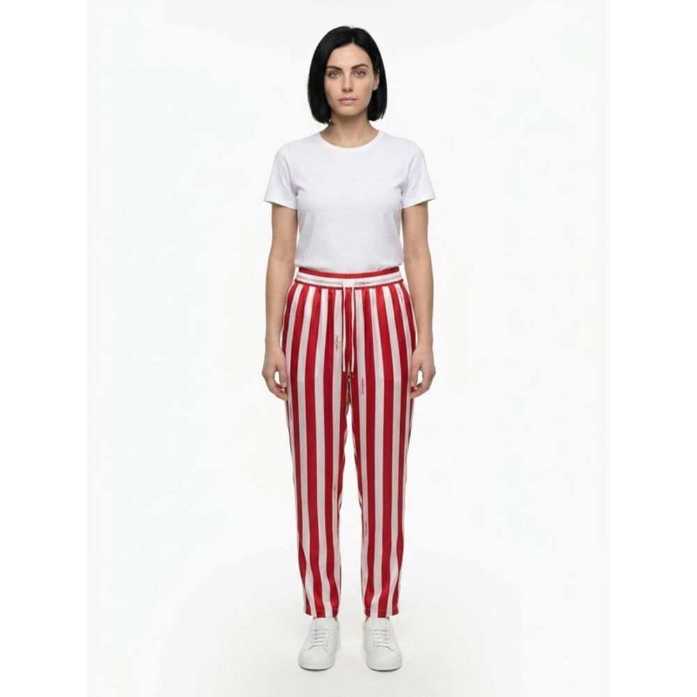 Dolce & Gabbana Bicolor Silk Casual Women's Pants